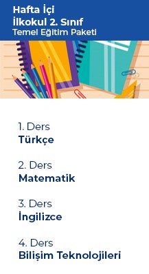 2.sınıf -  İlkokul Temel Eğitim Paketi DKSS-ITEP-2-2021